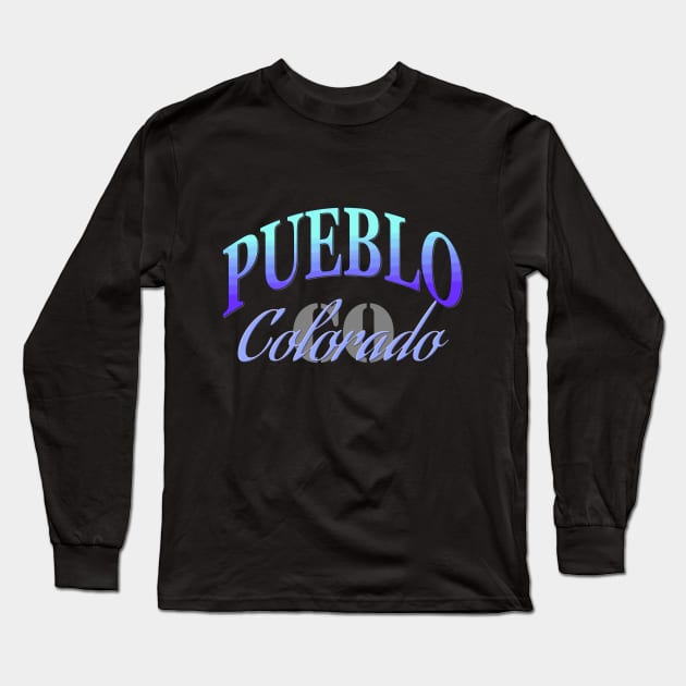 City Pride: Pueblo, Colorado Long Sleeve T-Shirt by Naves